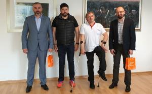 Nastavak saradnje: Predstavnici saveza sjedeće odbojke BiH posjetili BH Telecom